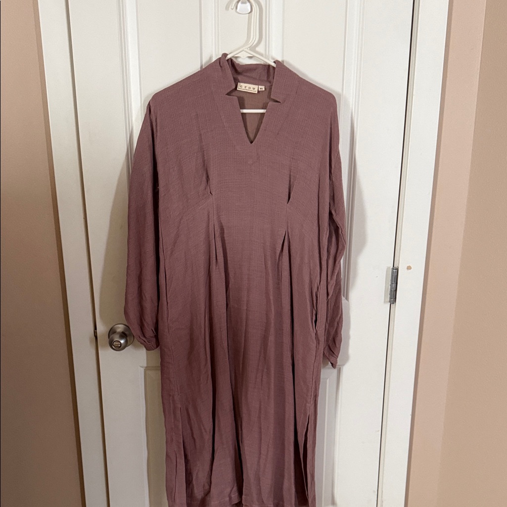 Hpelegant Lilac V-Neck Dress — image 2 of 7